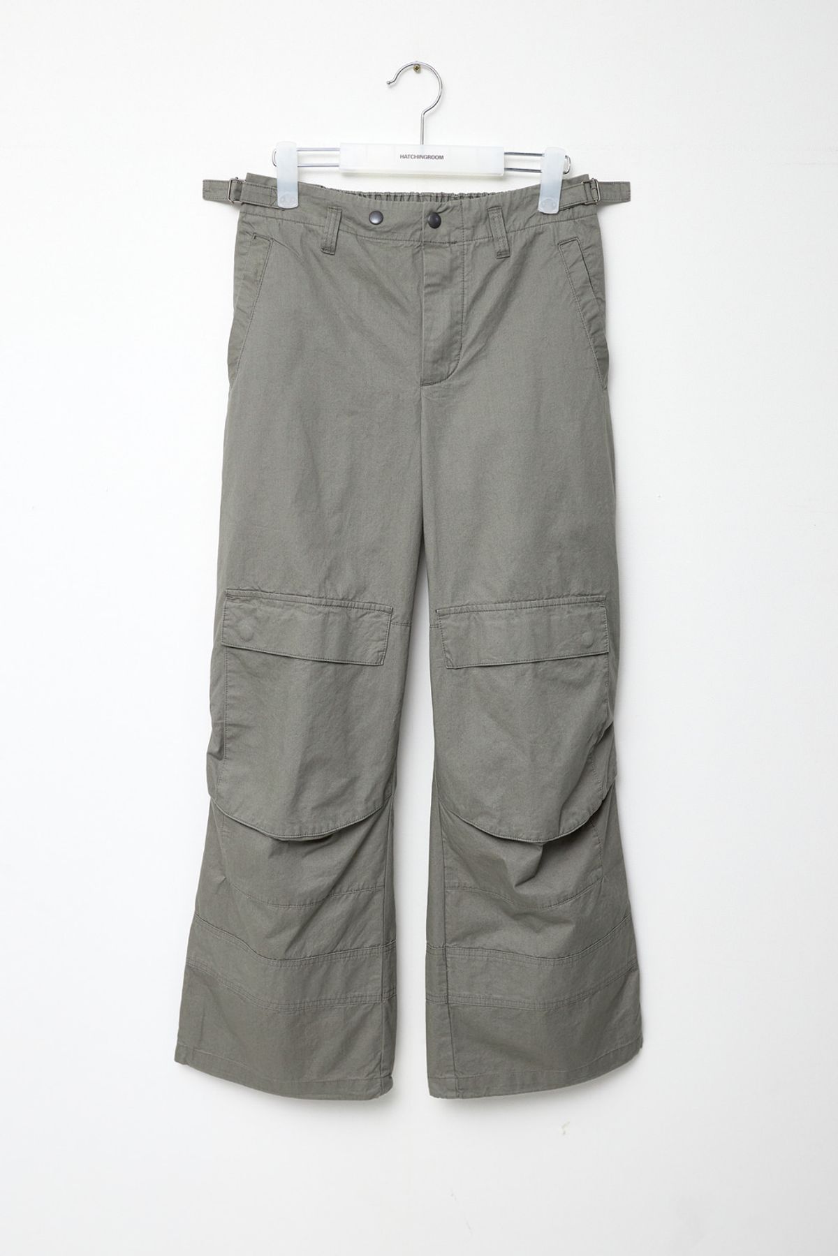 해칭룸(HATCHINGROOM) Fireman Pants Olive Grey