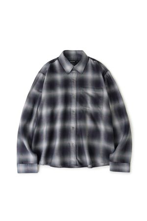 Regular Shirt Ombre Check Blue/Grey
