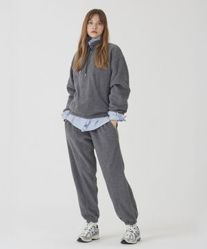 소프트 클라우드 플리스 조거 팬츠 [차콜]