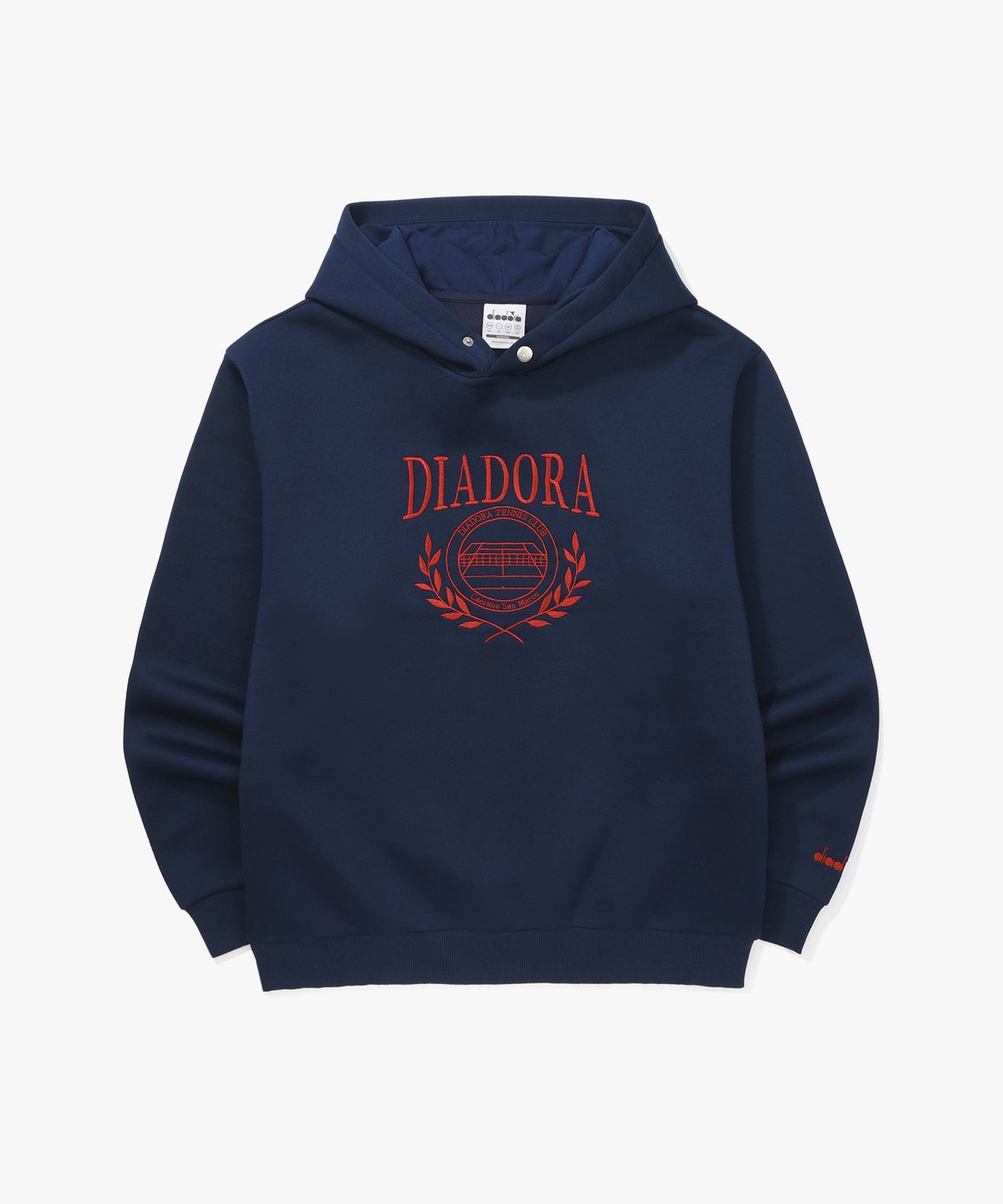 디아도라(diadora) 에어쿠션 후드티셔츠 BLUE