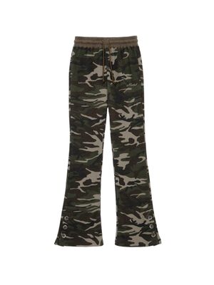 이지 버튼 슬림 팬츠 (카모)