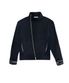 Side-Zip Neck Track Top Navy