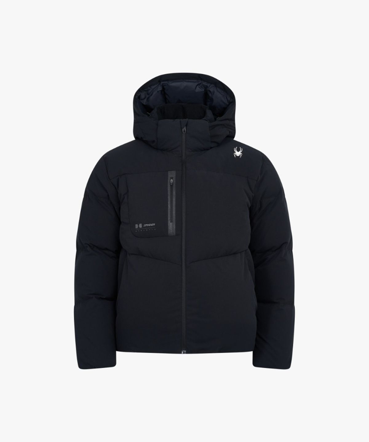 스파이더(SPYDER) 공용 미드 다운 자켓 SPKWCNDJ001UBLK