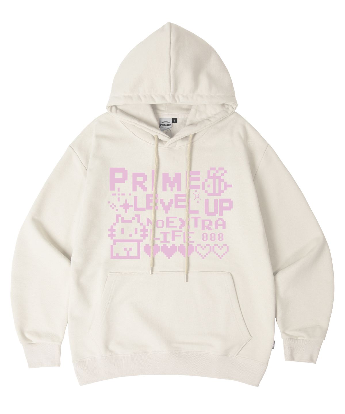 프라임에이트(PRIMATE) [기모/NO기모] LEVEL UP 오버핏 후드 티셔츠 11 COLORS