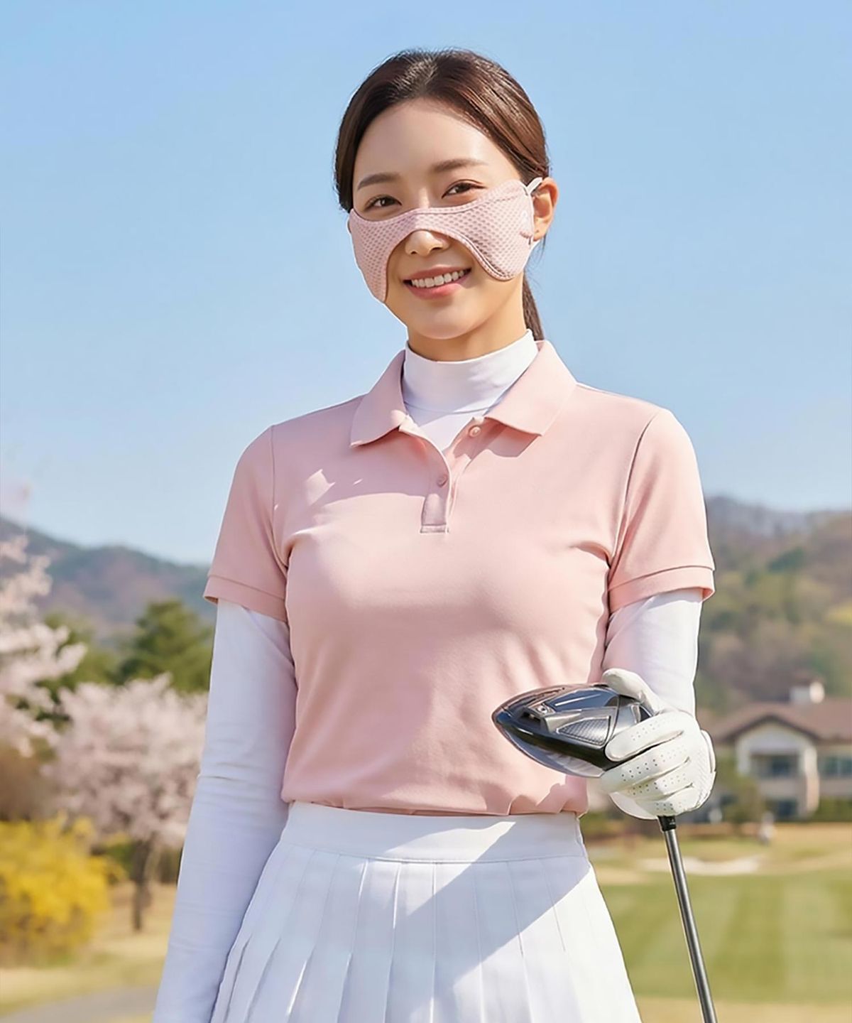 엠씨엔스포츠(MCNSPORTS) 나비 커버 핑크