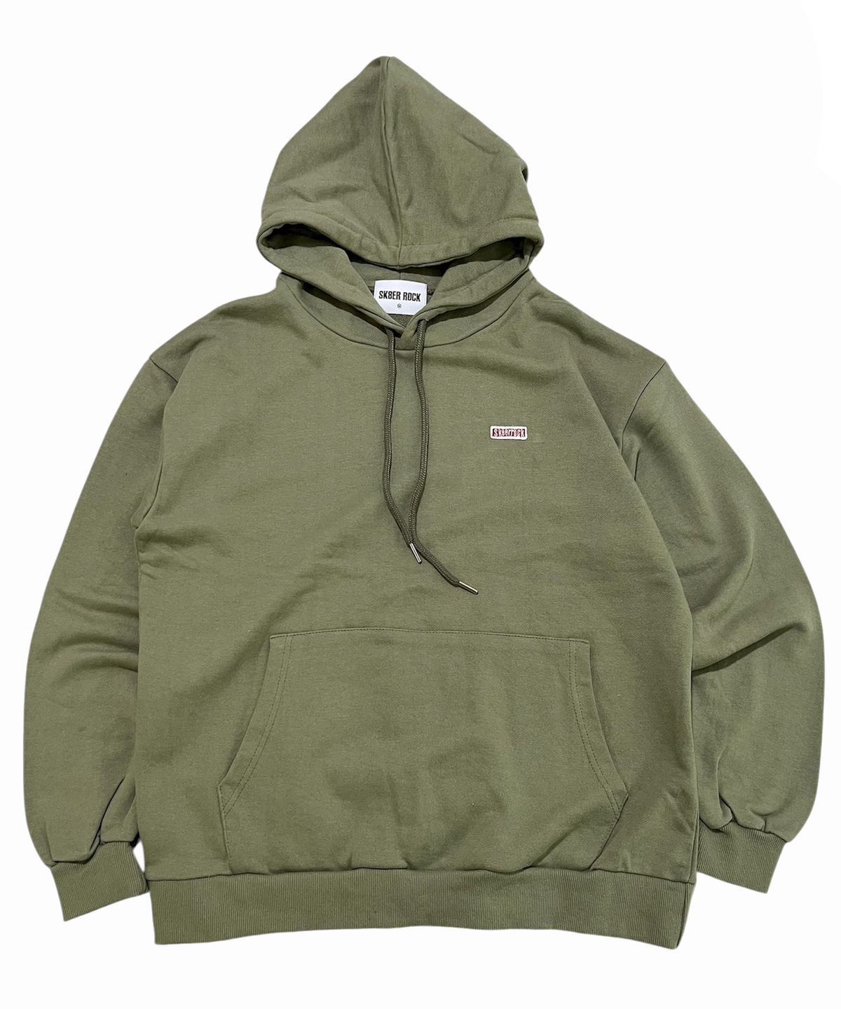 스케이터락(SK8ER ROCK) Small Logo Sweat Hoodie ((khaki))