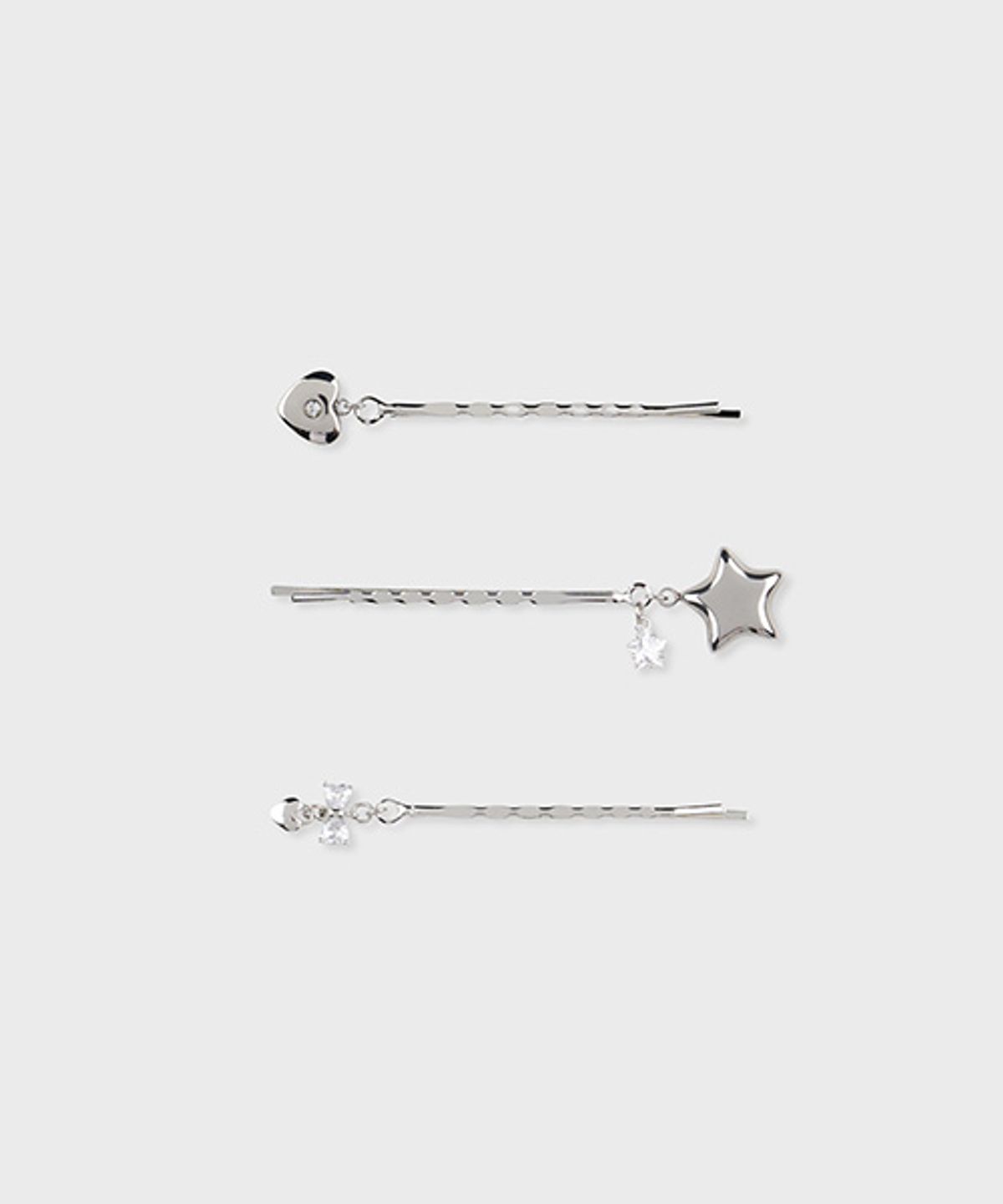 삭스어필(SOCKS APPEAL) mini charm hair pin set