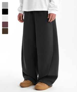 코지 벌룬핏 커브드 기모 팬츠 ( 6Color )