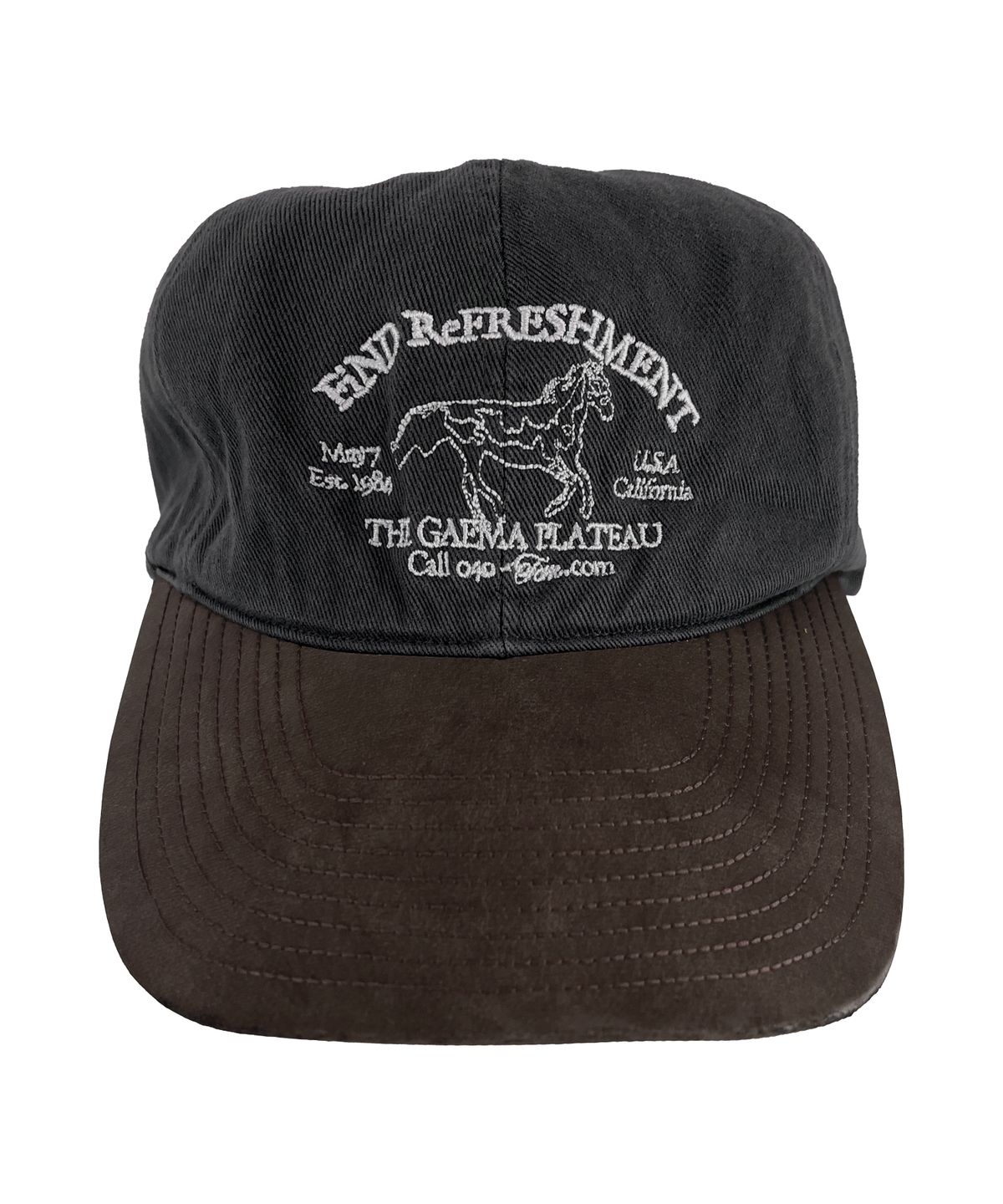 더콜디스트모먼트(THE COLDEST MOMENT) TCM run cap (charcoal)