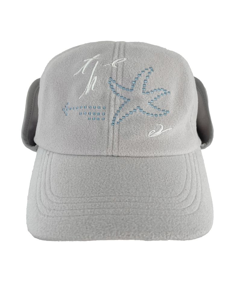 TCM starfish earflap cap (light grey)