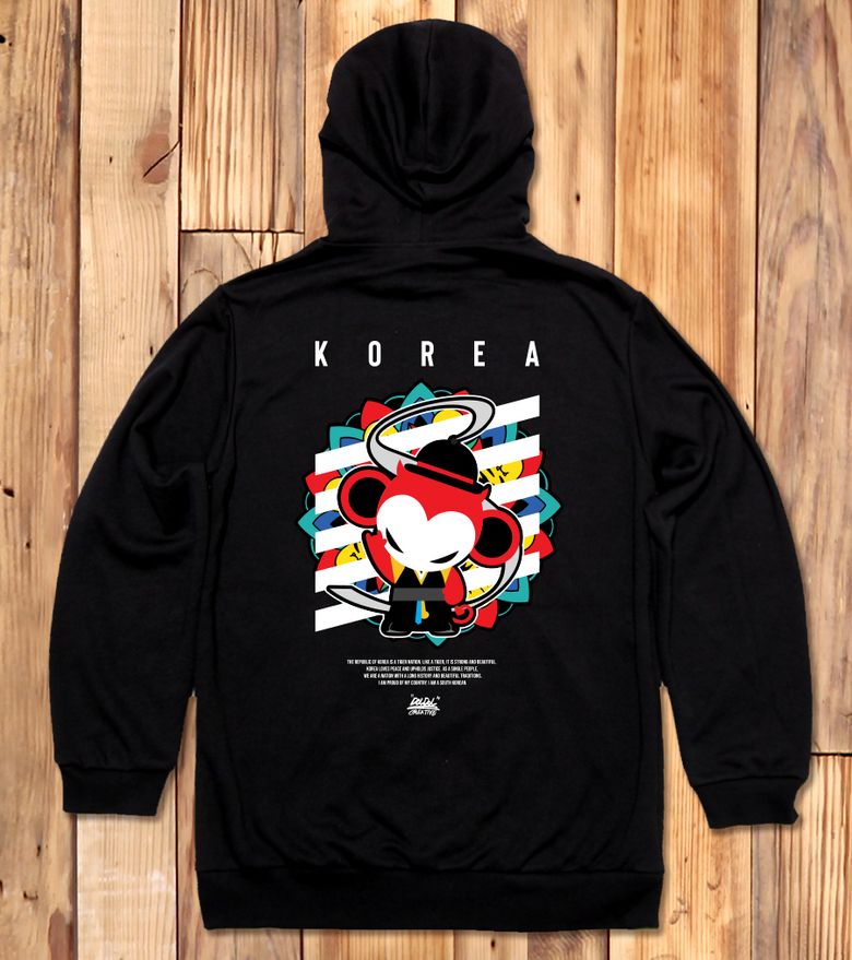 DMK_HOODY_168 그래피티 아티스트 데빌몽키 대한민국 호랑이 후드티 후디