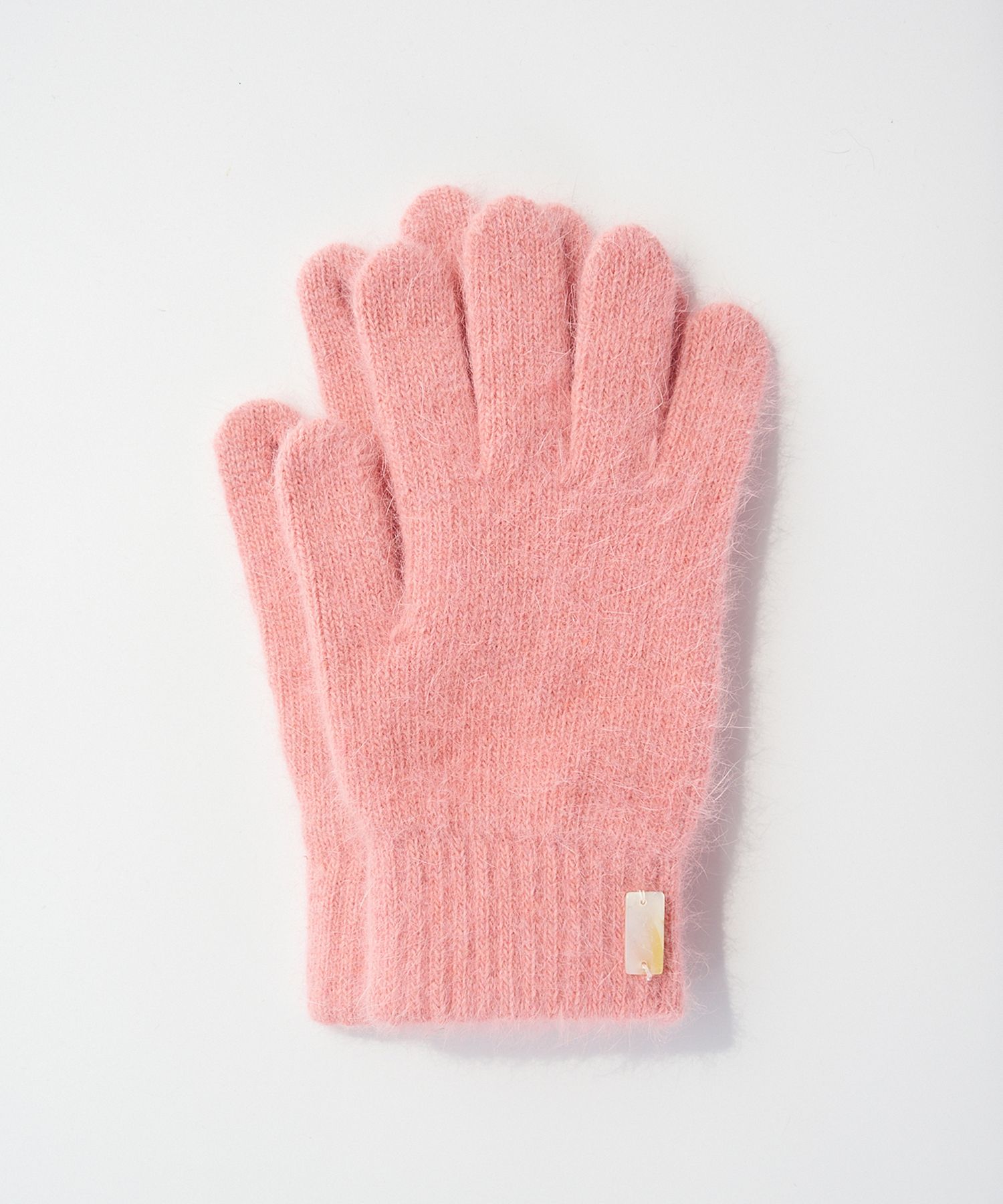 MUSINSA公式 | AHRE Nue Fingerhole Angora Wool Gloves _PINK