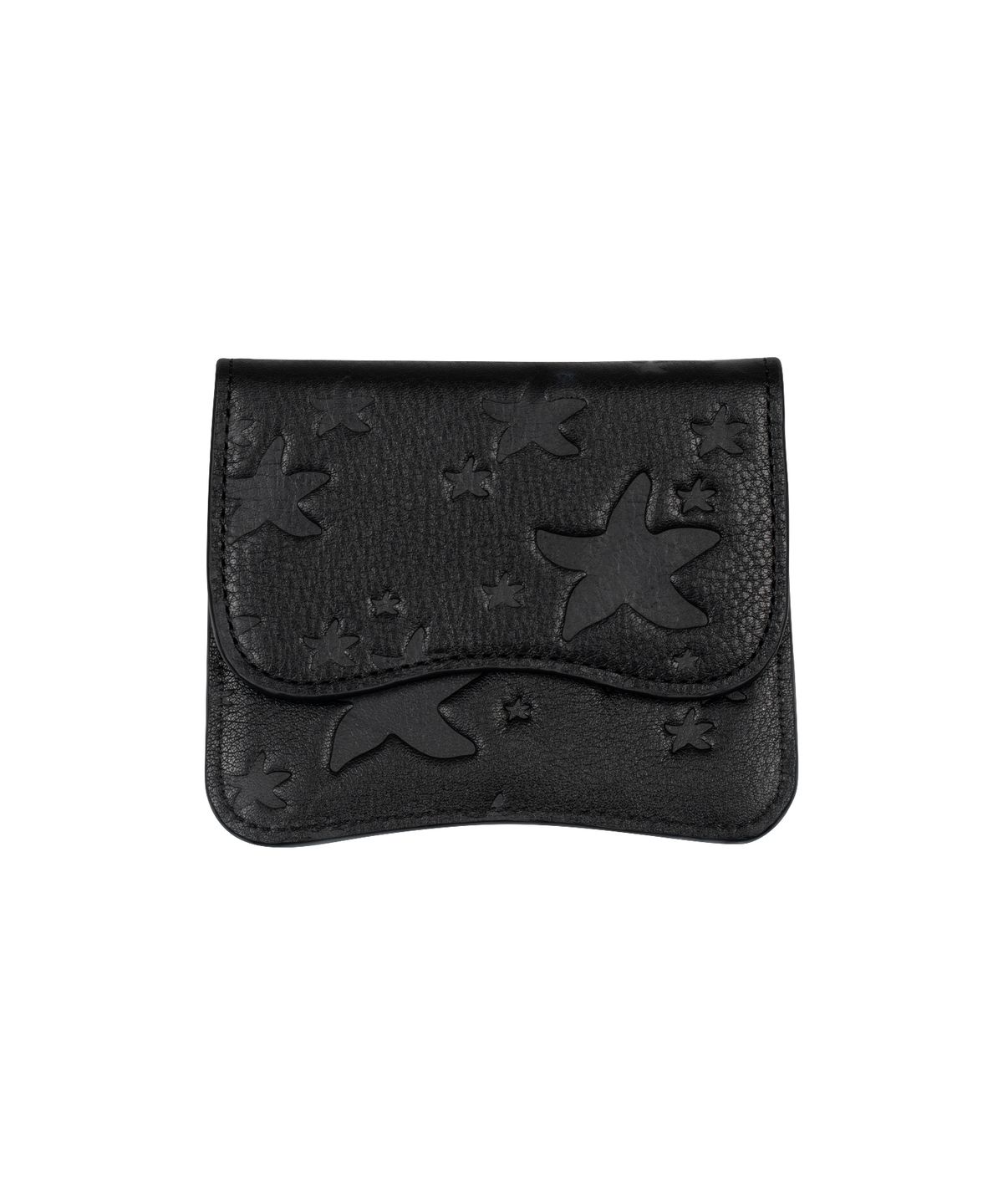 더콜디스트모먼트(THE COLDEST MOMENT) TCM starfish pattern mini pouch (black)