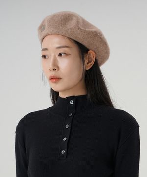 Rue Wool Beret_BEIGE