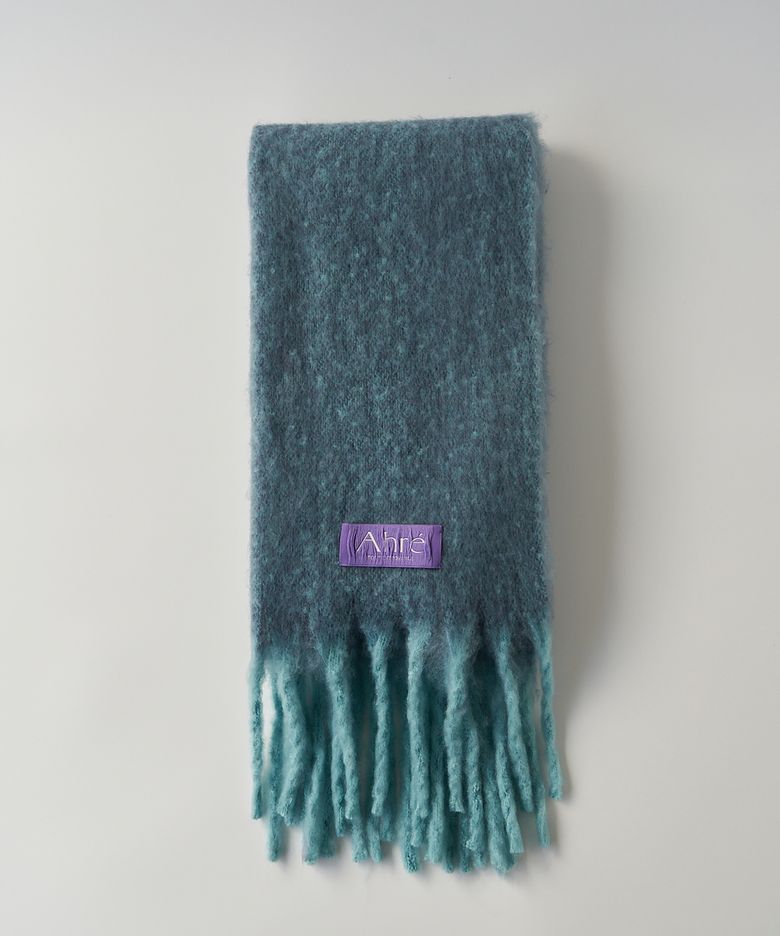 Boucle Oversize Brush Bold Muffler_TEAL