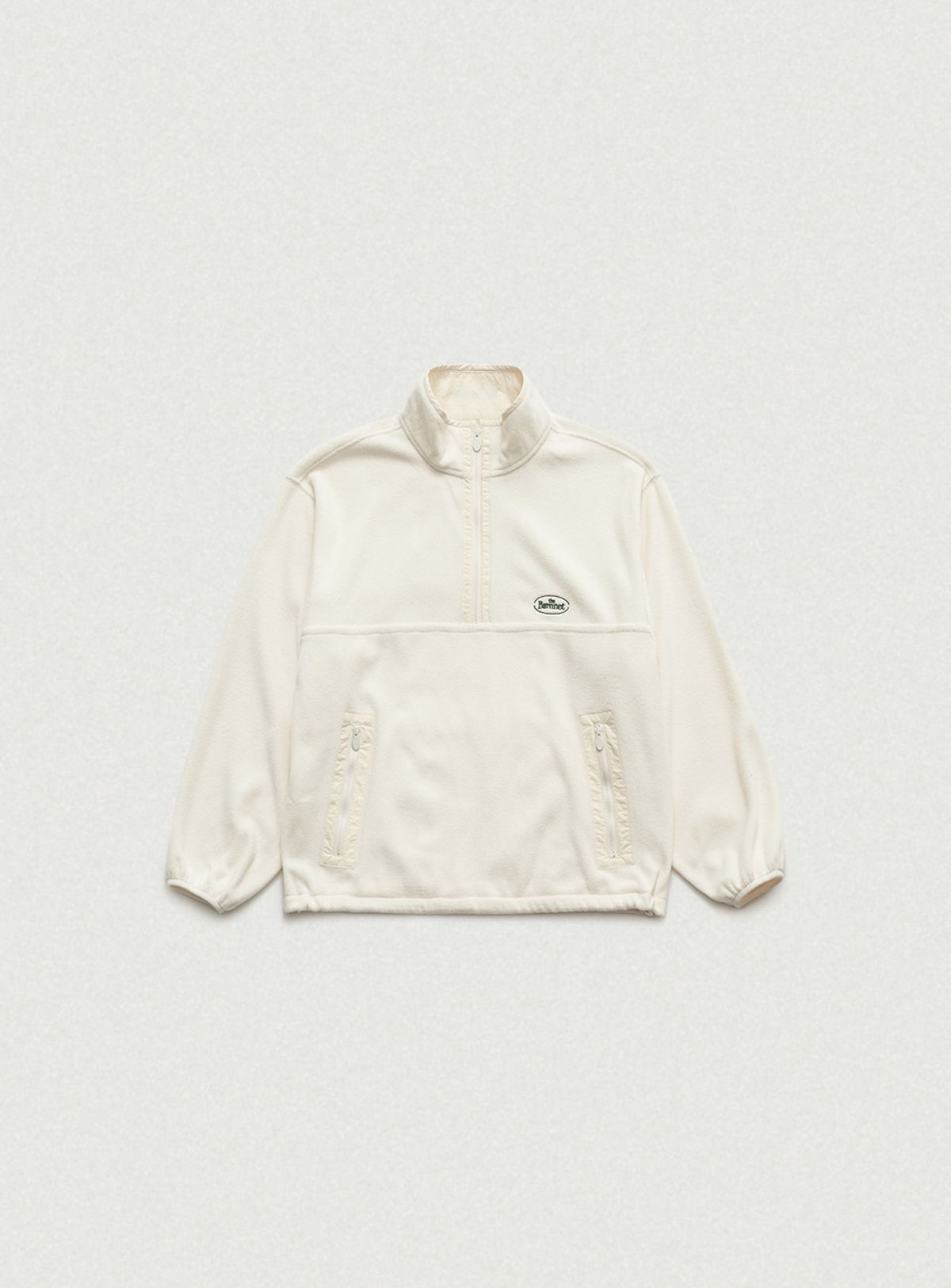 더바넷(THEBARNNET) Laska Fleece Half-Zip Pullover_Ivory