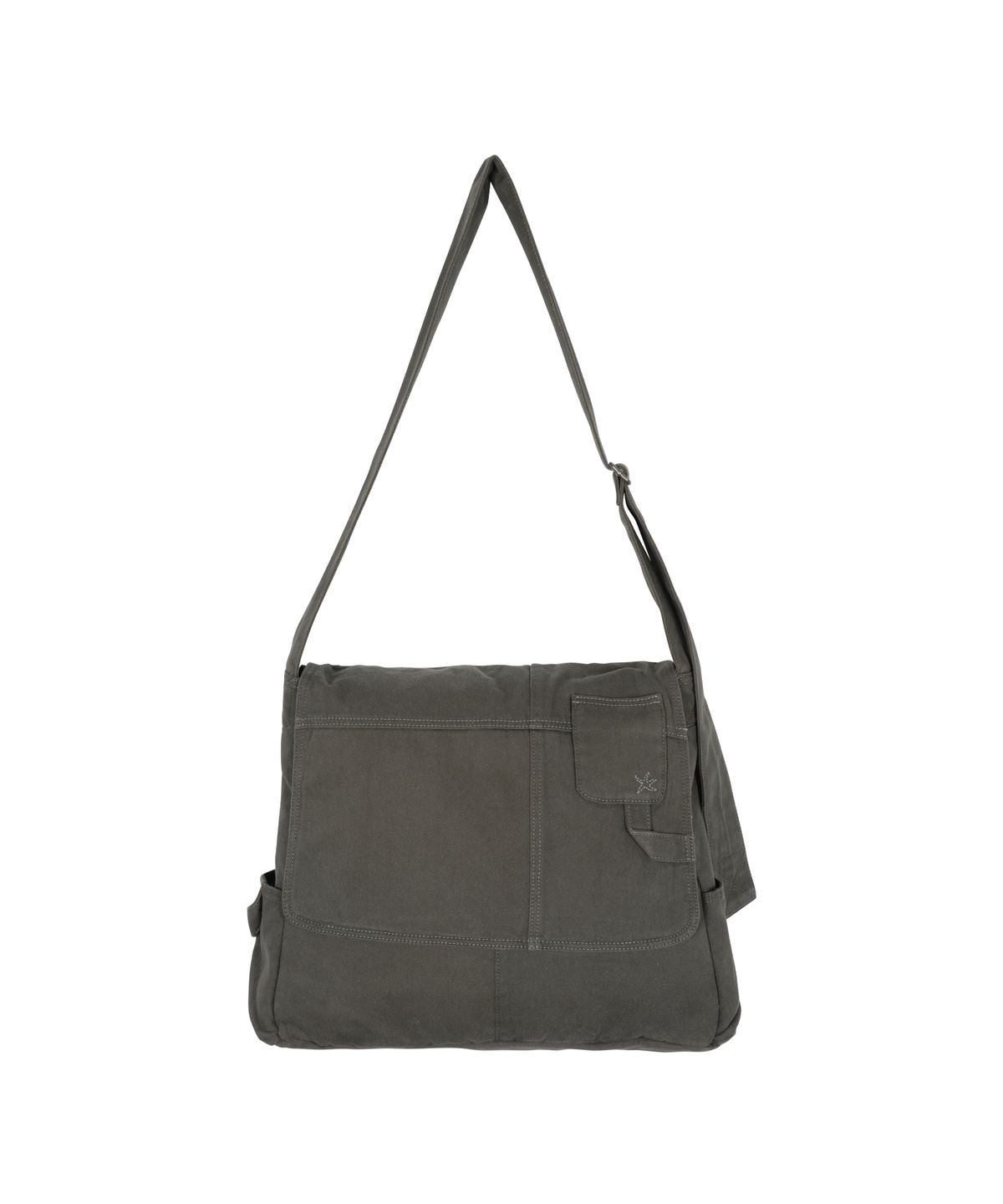 더콜디스트모먼트(THE COLDEST MOMENT) TCM washed vintage pocket cross bag (charcoal)
