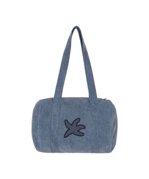 TCM corduroy starfish mini duffle bag (navy)