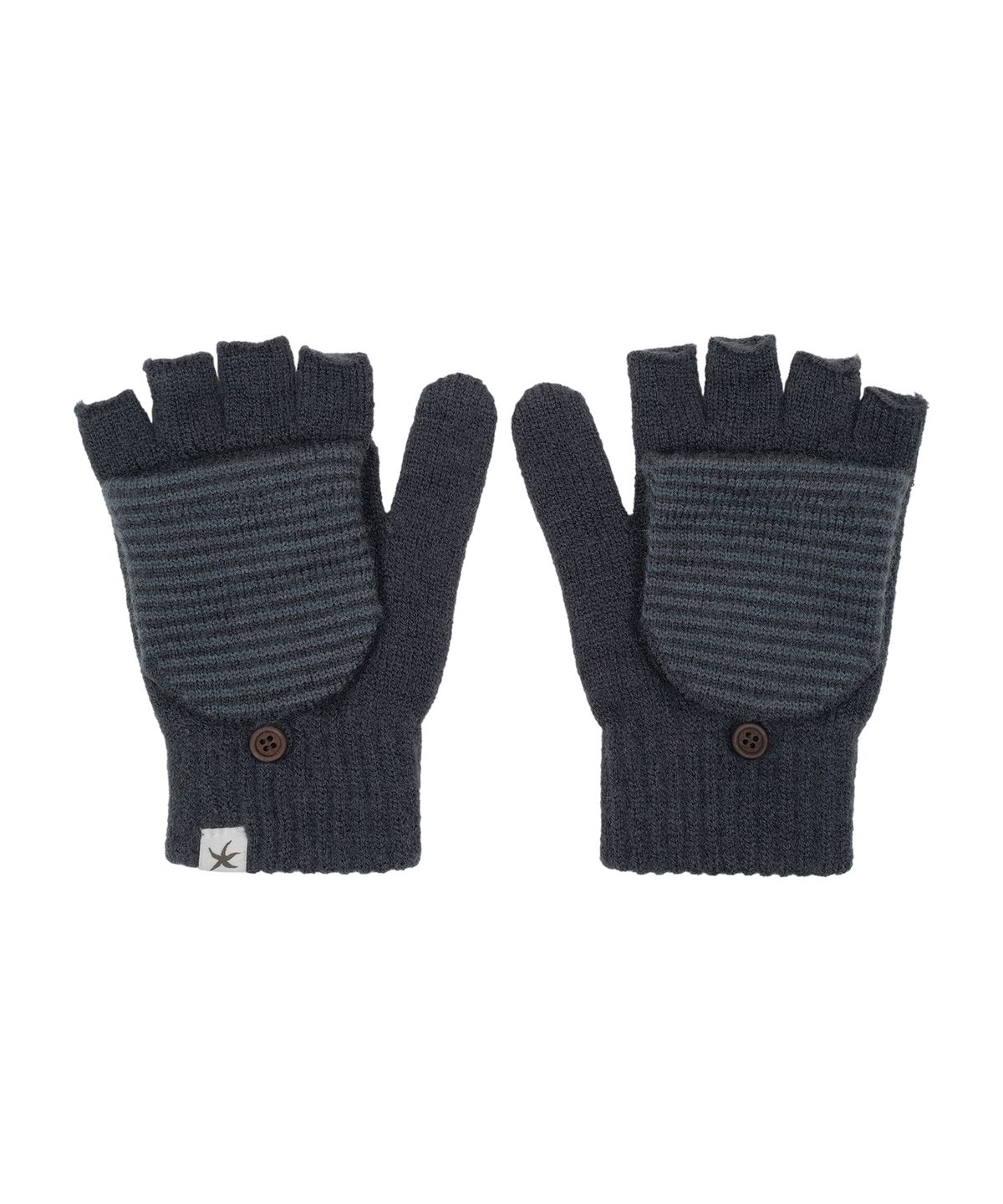 더콜디스트모먼트(THE COLDEST MOMENT) TCM stripe twofold mitten glove (black)