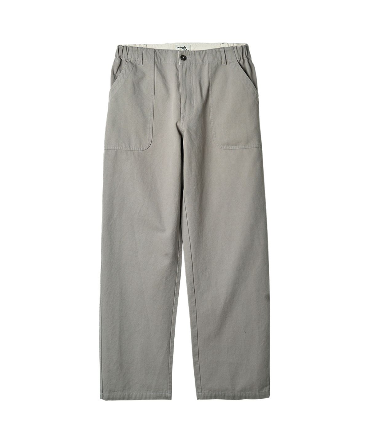 러프사이드(ROUGHSIDE) Elastic Fatigue Pants Light Grey