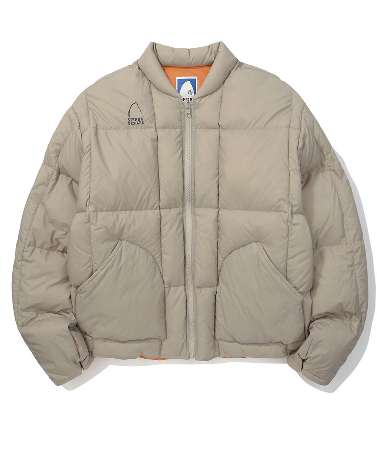 시에라디자인(SIERRA DESIGNS) 맥데임(McDAME) 리버시블 경량 구스다운 자켓 BEIGE