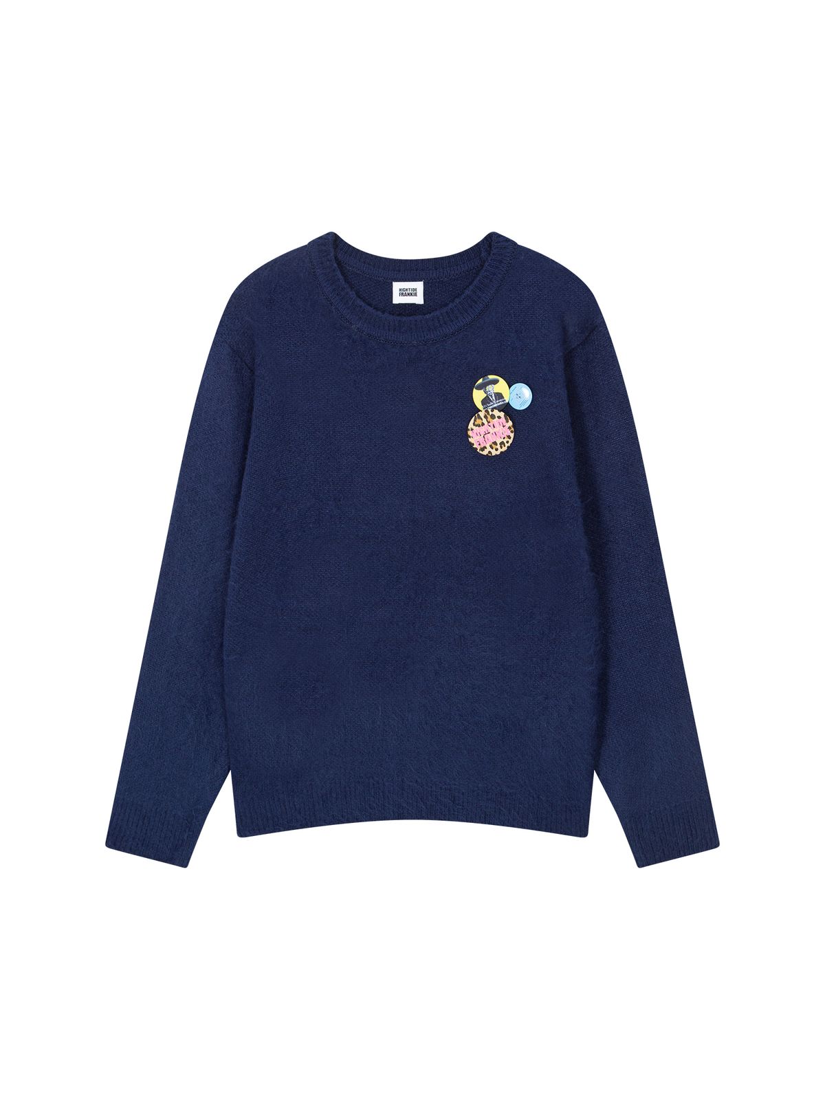 하이타이드 프랭키(HIGHTIDEFRANKIE) Frankie 3 Pins Round Knit Navy