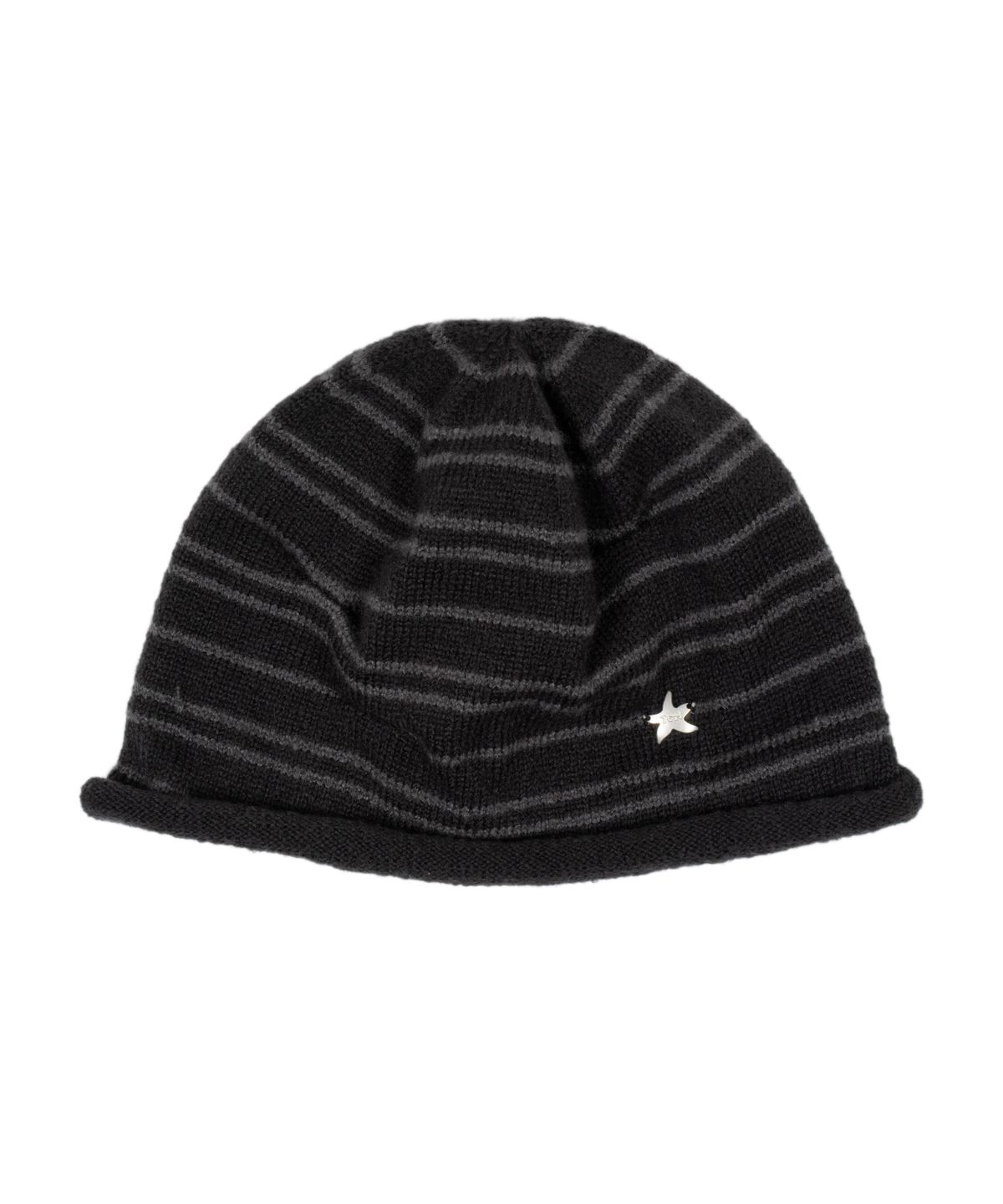 더콜디스트모먼트(THE COLDEST MOMENT) TCM stripe bottle beanie (charcoal/grey)