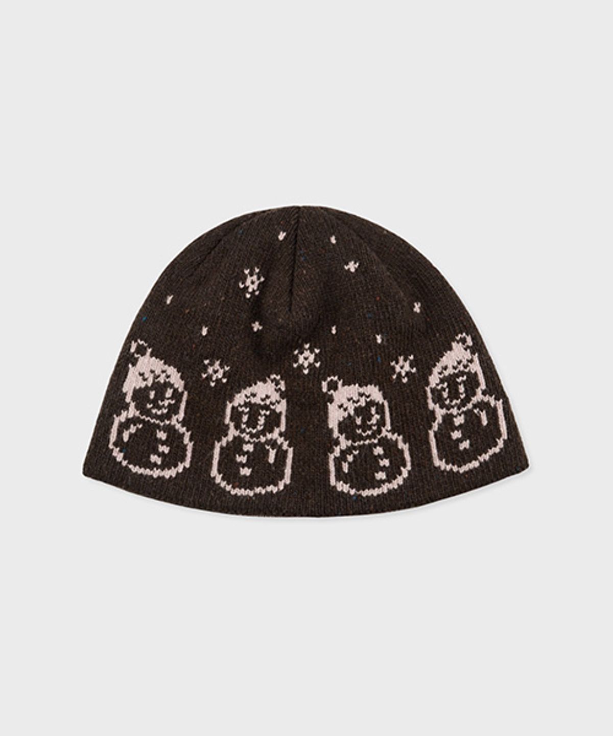 삭스어필(SOCKS APPEAL) knit beanie snowman brown