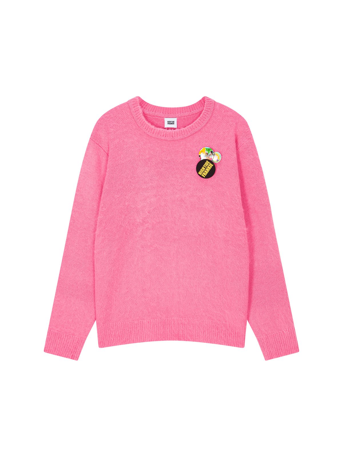하이타이드 프랭키(HIGHTIDEFRANKIE) Frankie 3 Pins Round Knit Pink