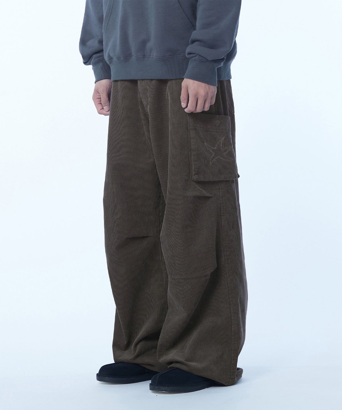 더콜디스트모먼트(THE COLDEST MOMENT) TCM corduroy cargo pants (vintage brown)