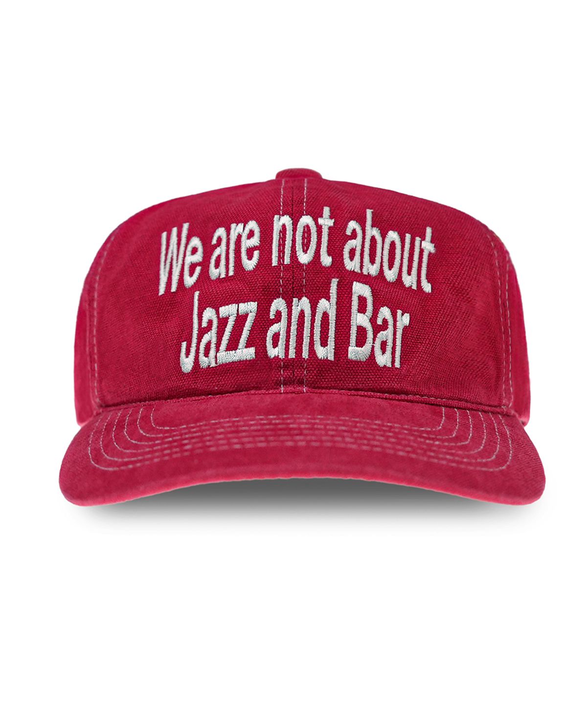 재즈앤바(JAZZ&BAR) [Restock]6 Panel Washed Logo Cap - WNJB (Washed Red)