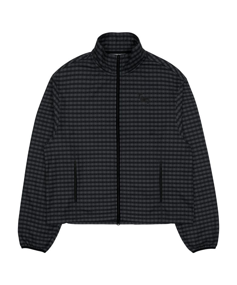 TCM starfish mini check fleece (black)