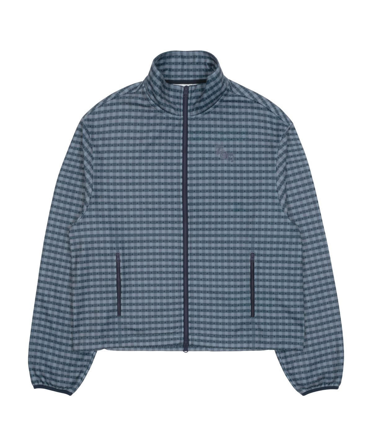 더콜디스트모먼트(THE COLDEST MOMENT) TCM starfish mini check fleece (navy)