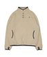 TCM half button fleece pullover (beige)