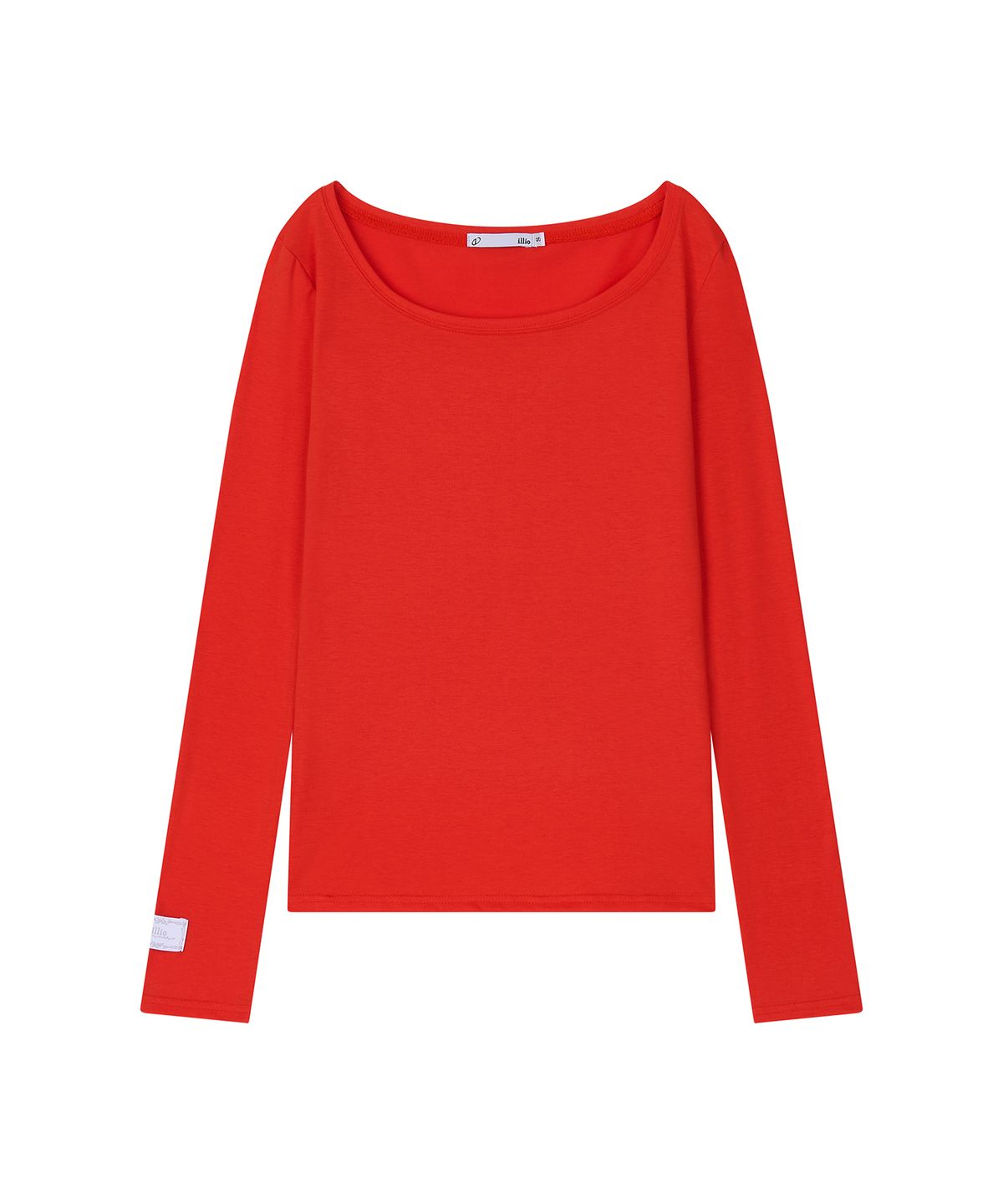 일리오(ILLIO) Red Orange My one scoop neck longsleeve