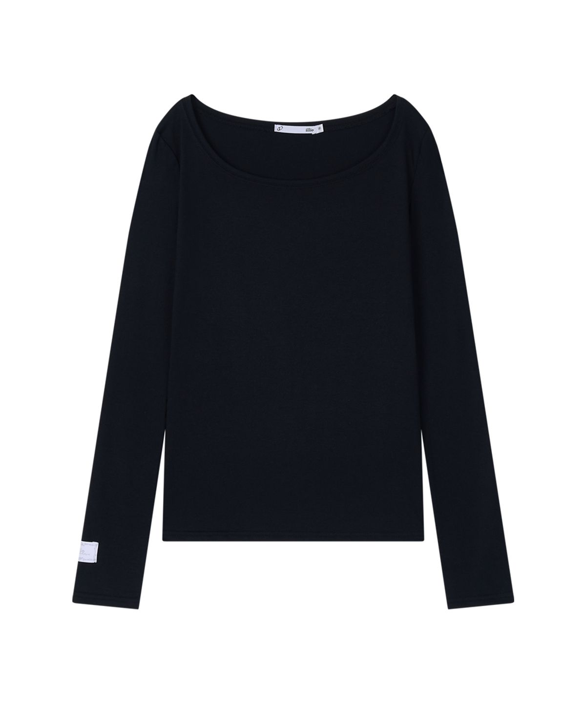 일리오(ILLIO) Black My one scoop neck longsleeve