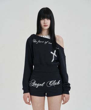 Navy Angel sweat shirt