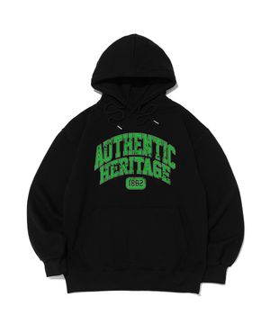 뉴 헤리테이지 오버핏 후드티 (블랙)