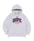 DOPE 오버핏 후드티 (라이트그레이)