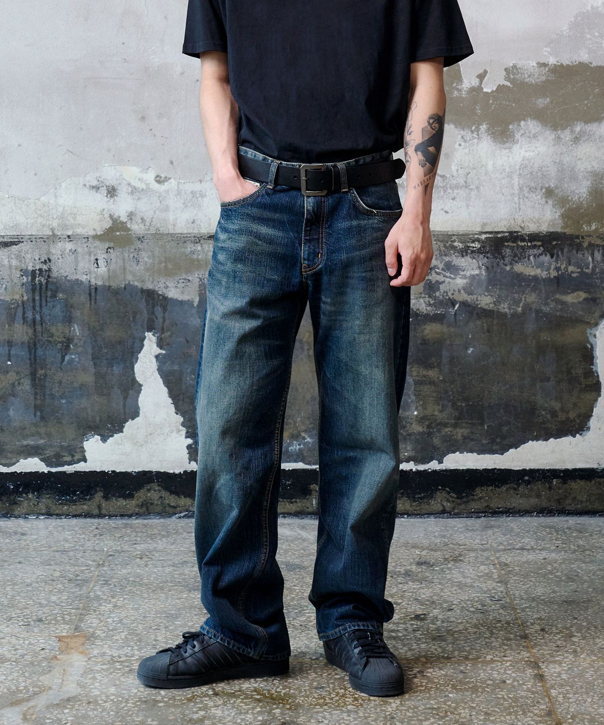 덴메이드(DENMADE) DEN1951 Faded Selvedge Wide -  Indigo Heritage