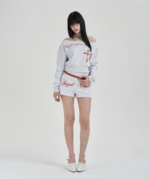 Melange Angel sweat shorts