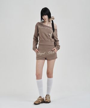Mocha Angel sweat shorts