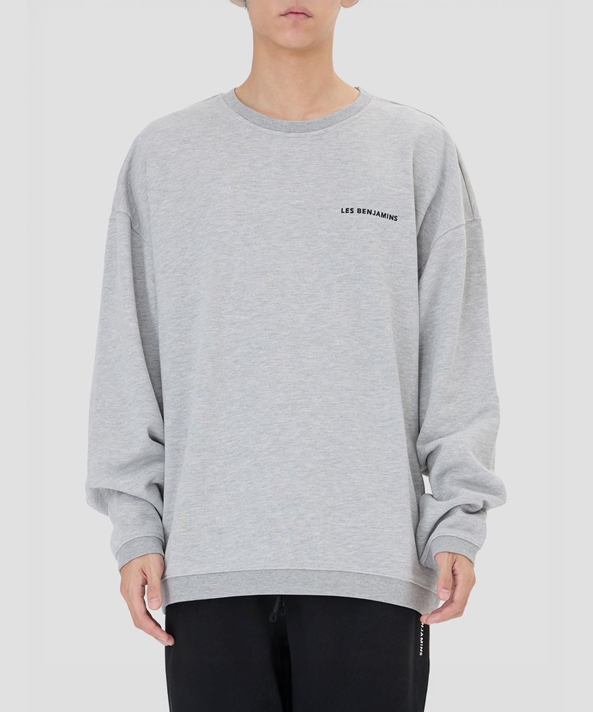 레 벤자민(LES BENJAMINS) (U) 스웨트셔츠 308 그레이 멜란지 SWEATSHIRT 308 GREY MELANGE