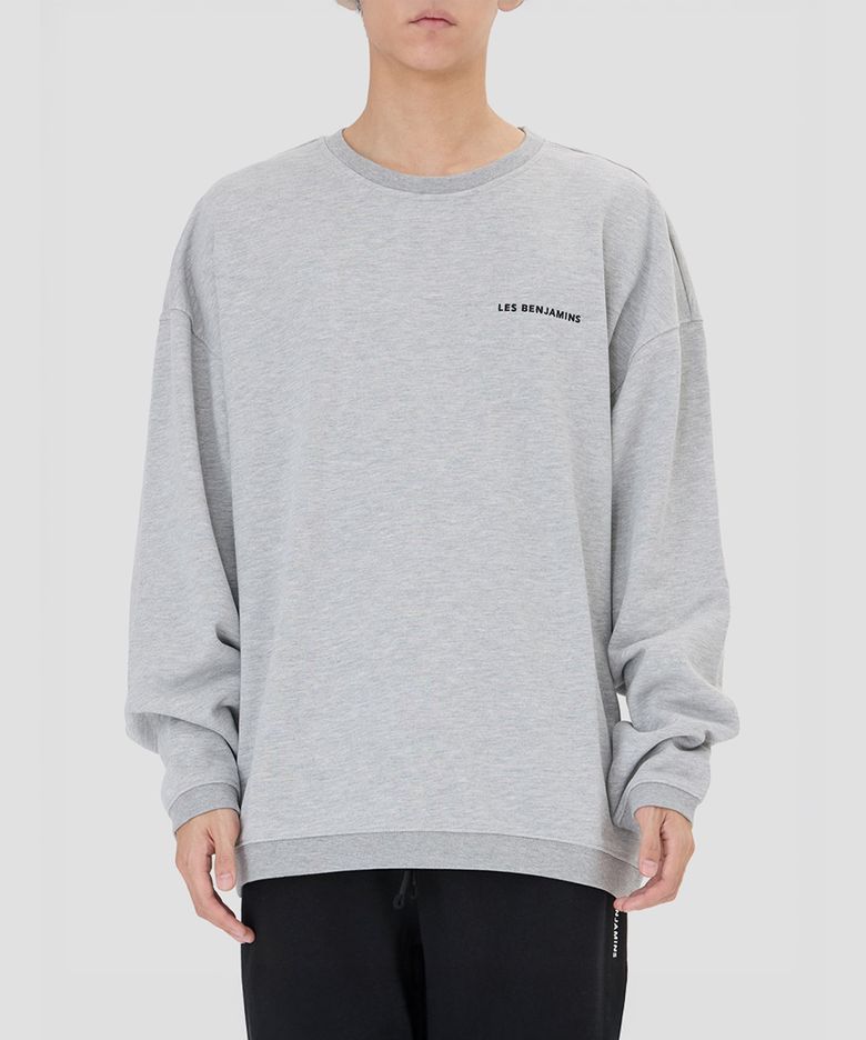 (U) 스웨트셔츠 308 그레이 멜란지 SWEATSHIRT 308 GREY MELANGE