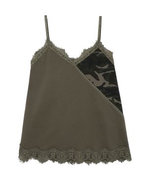 코튼 레이스 슬립 (카모)