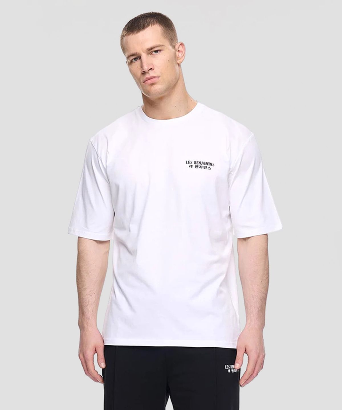 레 벤자민(LES BENJAMINS) (M) 오버사이즈 티셔츠 006 화이트 OVERSIZED TEE 006 WHITE
