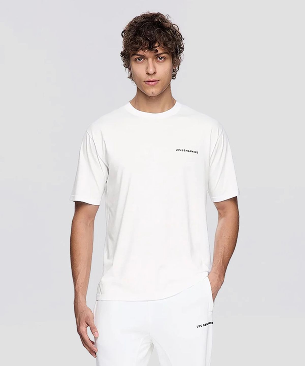 레 벤자민(LES BENJAMINS) (M) 반팔티 406 화이트 SHORT SLEEVE TEE 406 WHITE