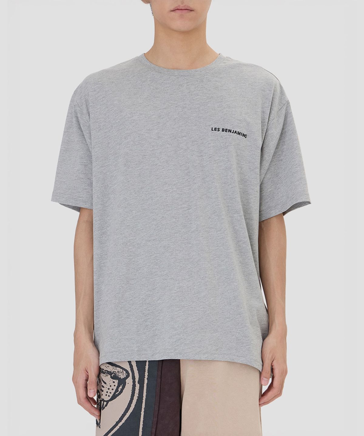 레 벤자민(LES BENJAMINS) (U) 반팔티 308 그레이 멜란지 SHORT SLEEVE TEE 308 GREY MELANGE
