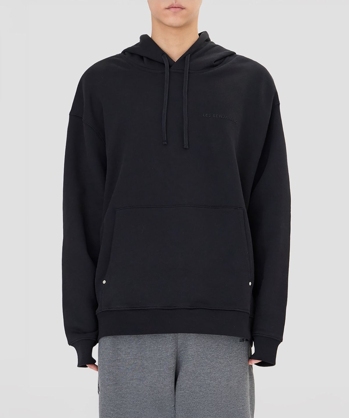 레 벤자민(LES BENJAMINS) (U) 후드티 307 블랙 HOODIE 307 BLACK