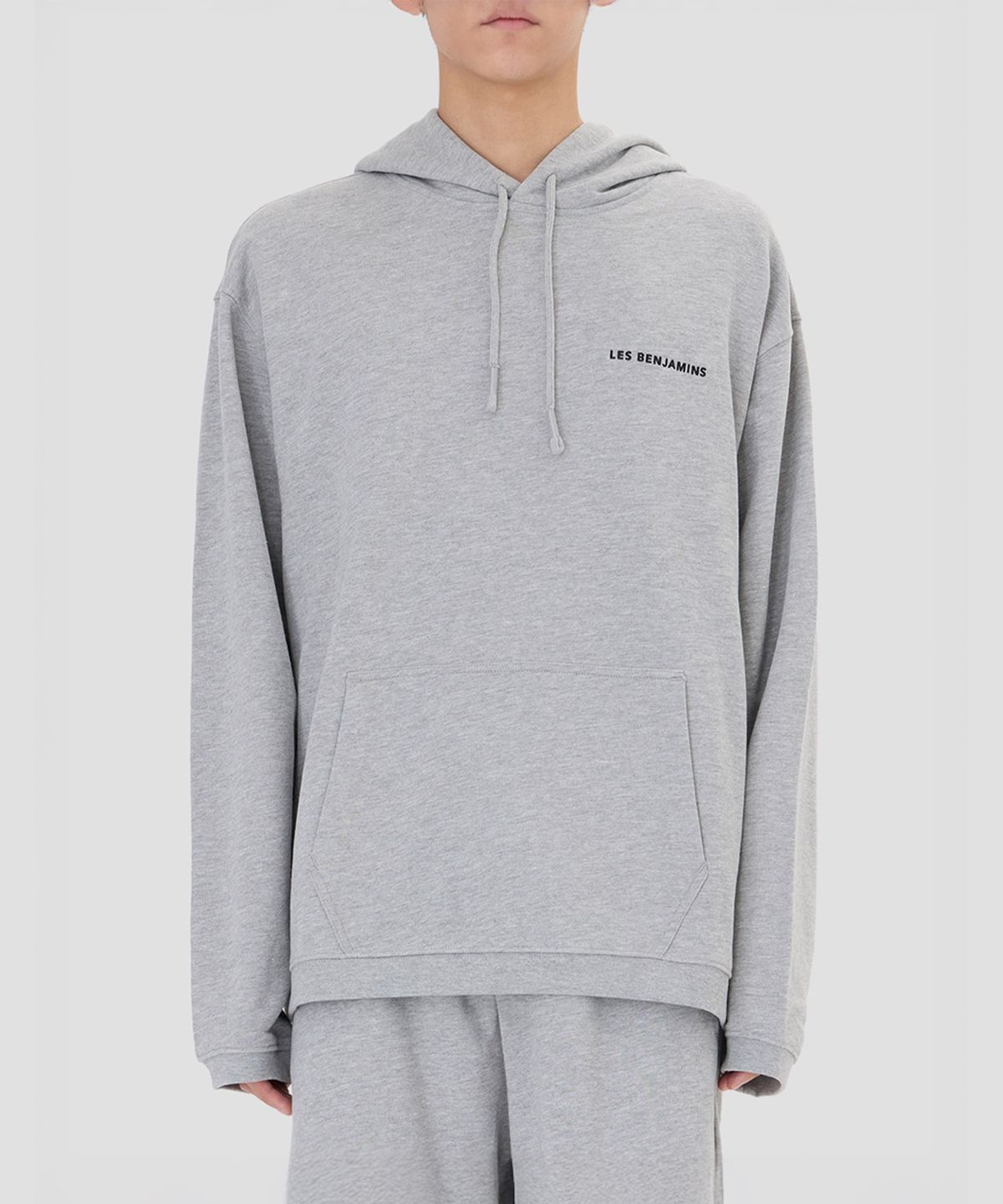 레 벤자민(LES BENJAMINS) (U) 후드티 308 그레이 멜란지 HOODIE 308 GREY MELANGE